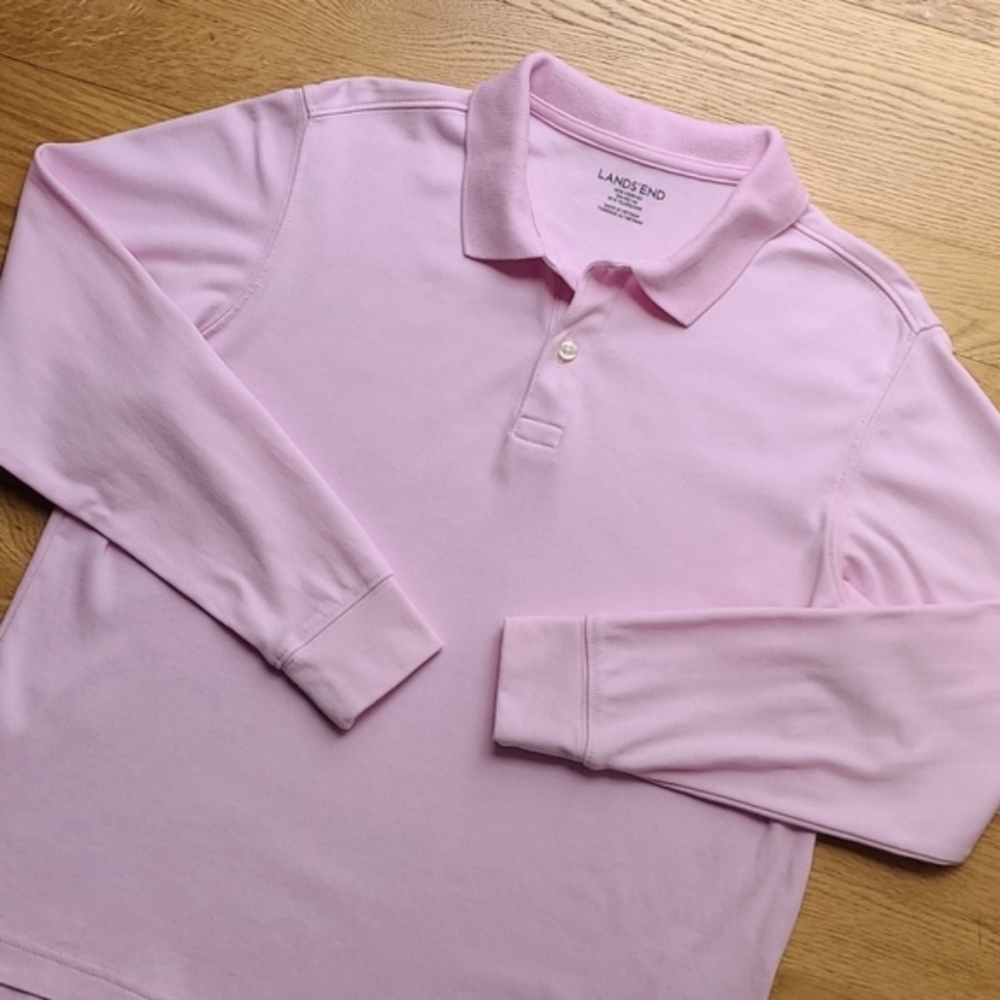 Size 10/12 girl Lands End polo shirt
